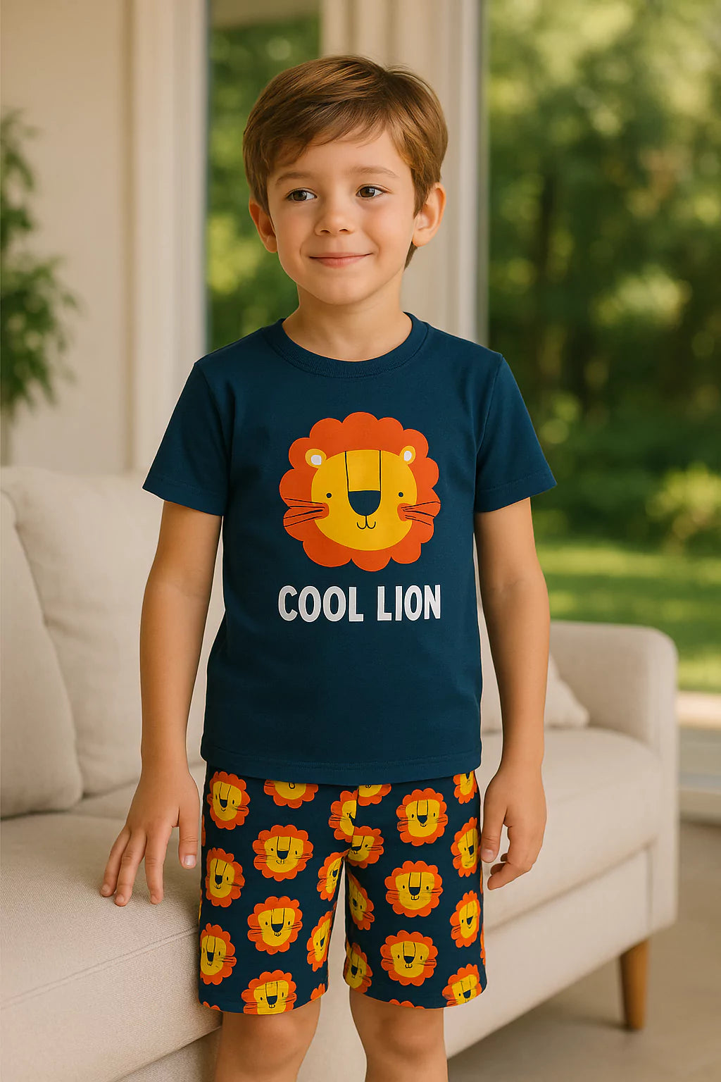 Pijama Copii Lions Bumbac