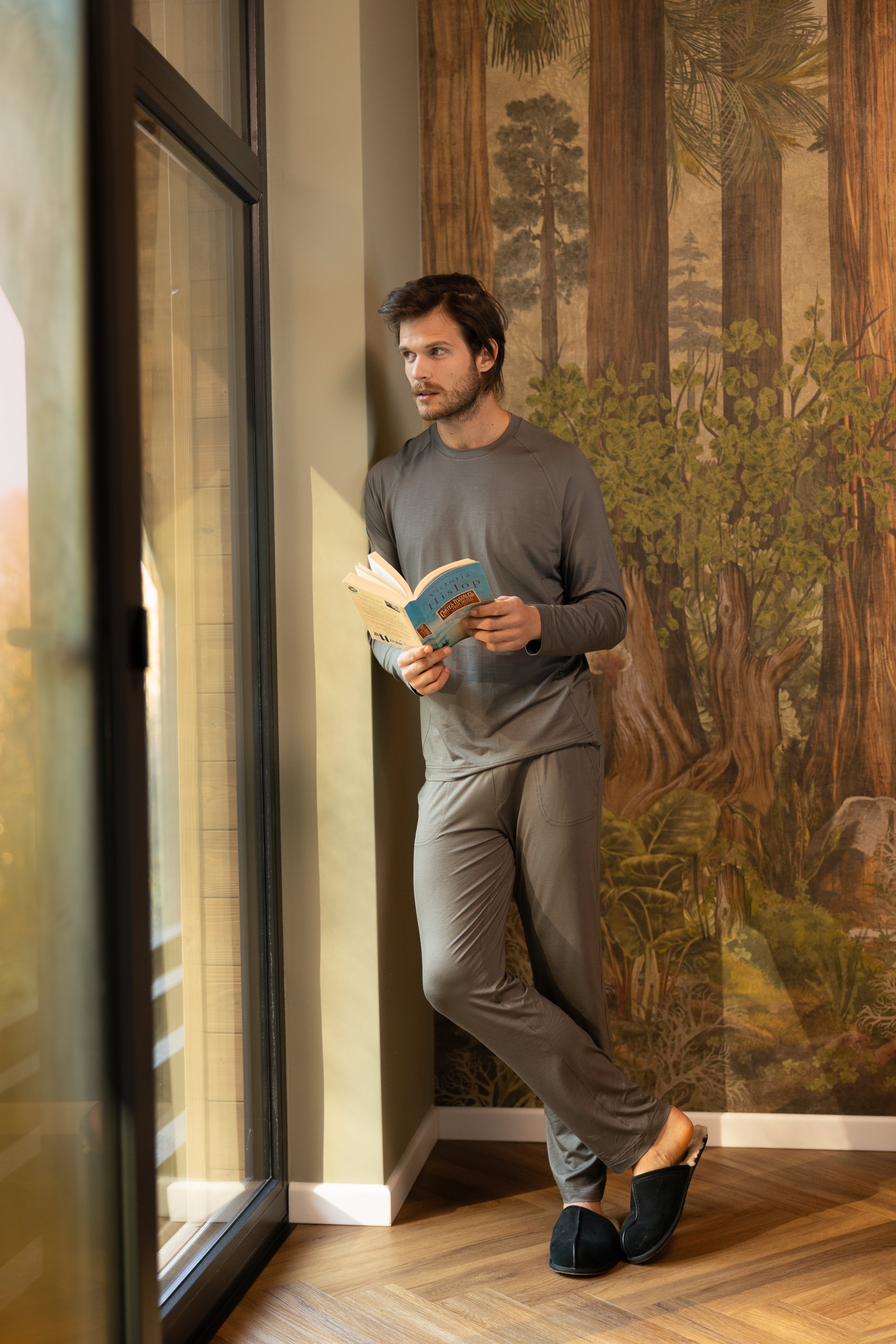 Pijama Bărbați Cameron Micromodal