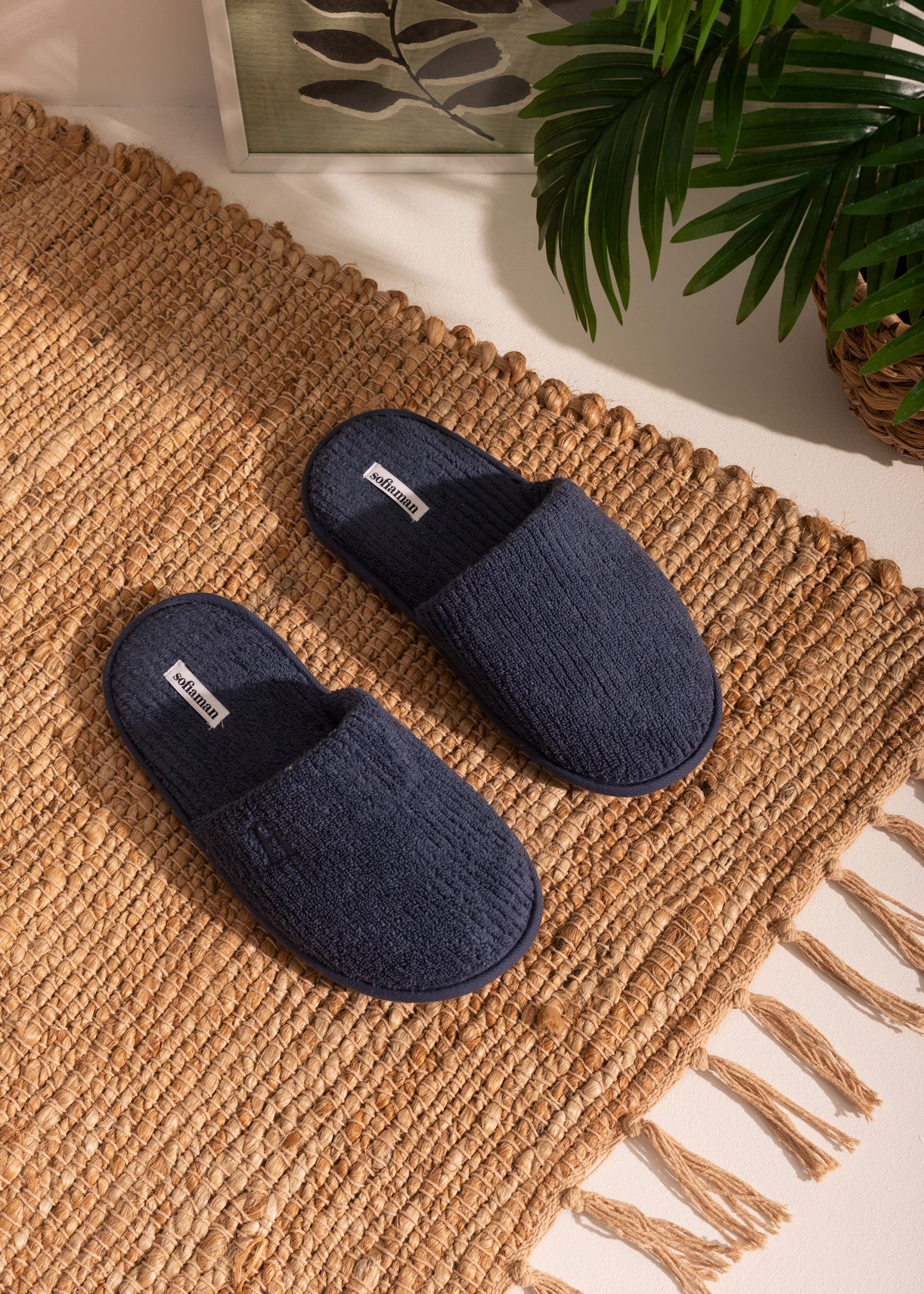 Papuci Bărbați Casă/Baie Bumbac ZENTO