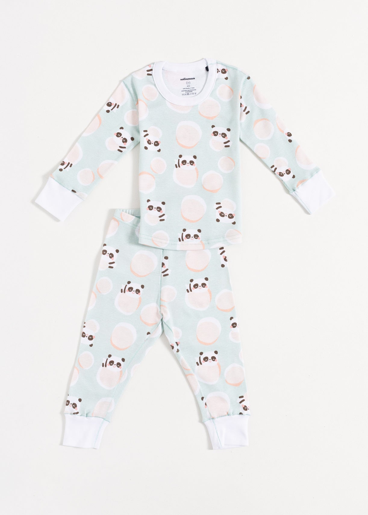 Pijama Baby Panda Bumbac