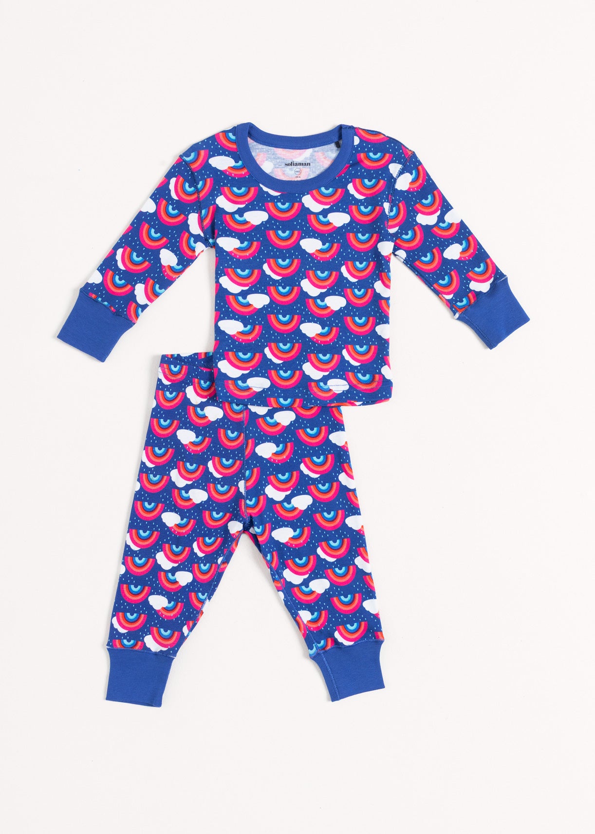 Pijama Baby Rainbow Bumbac