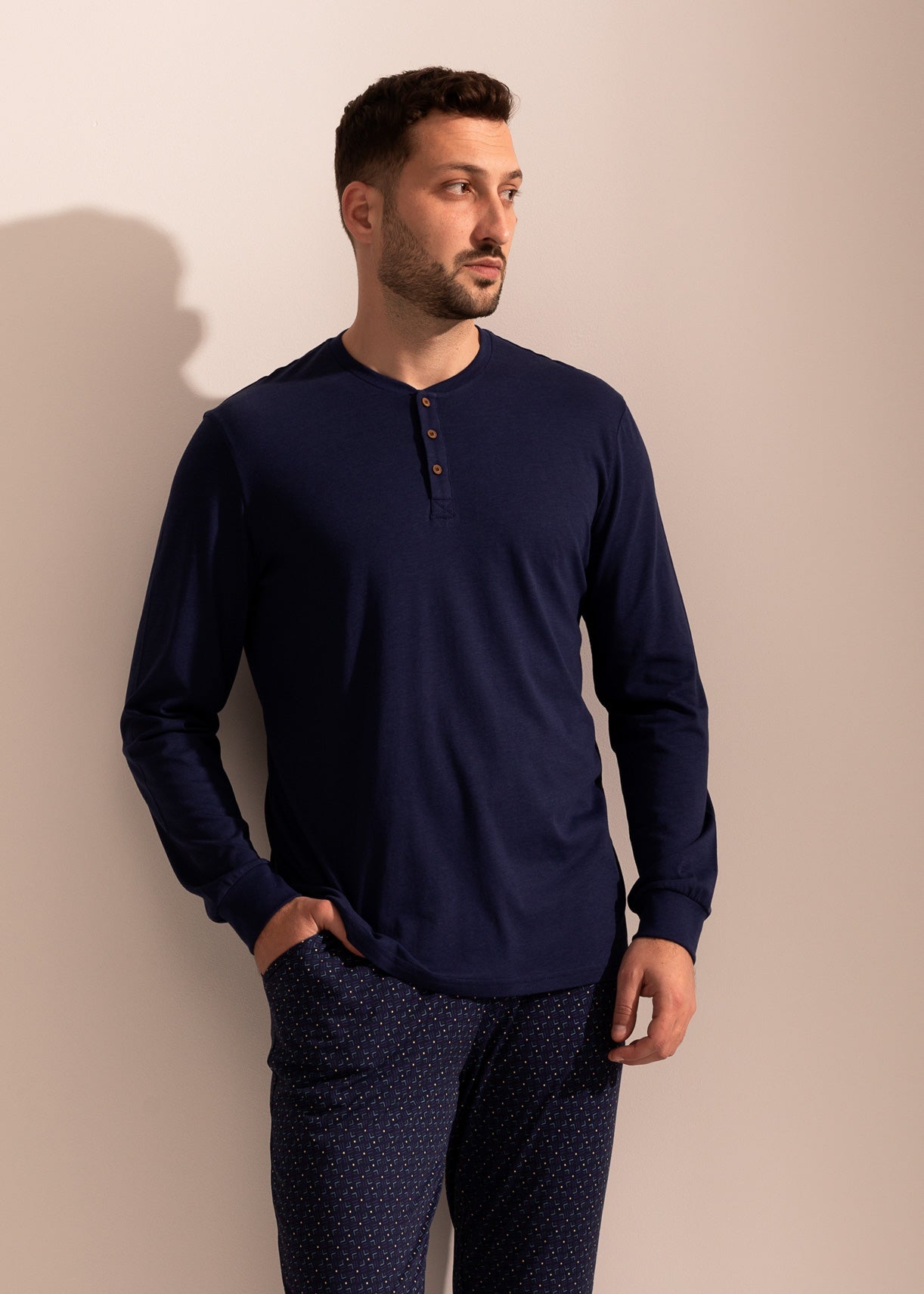 Pijama Bărbați Derek Bambus