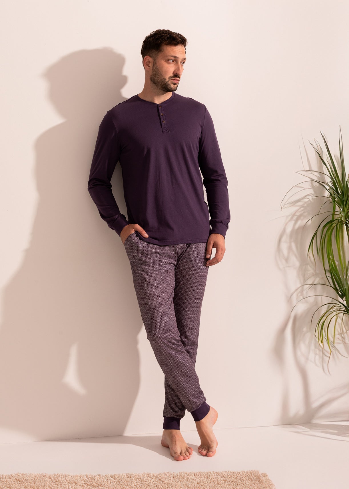 Pijama Bărbați Garet Modal