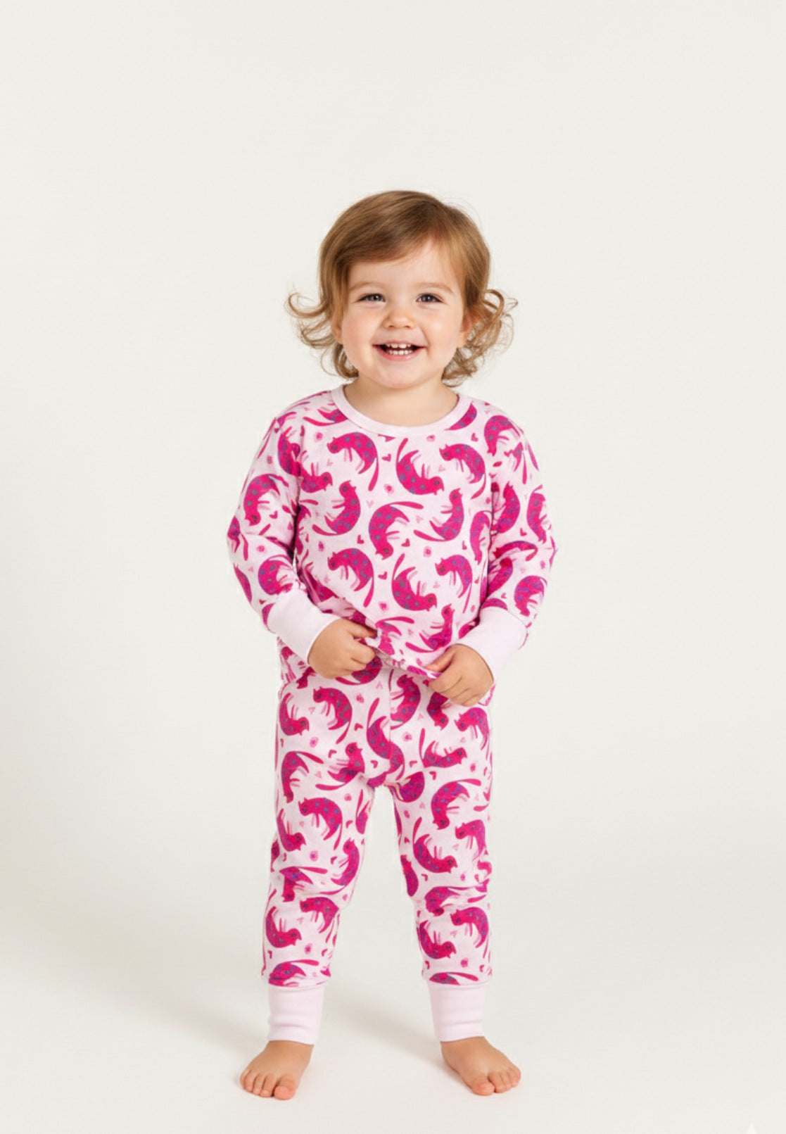 Pijama Copii CuteCat Bumbac