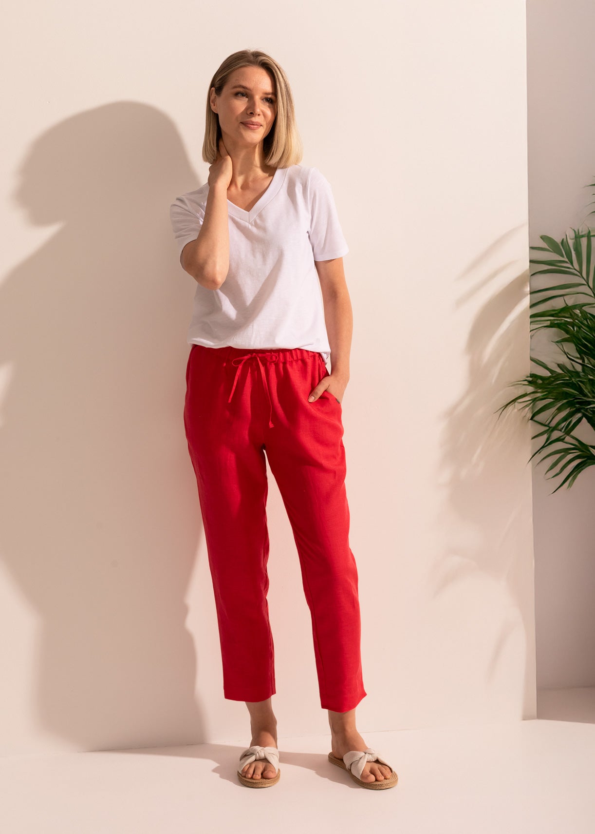 Pantaloni Damă Pure Linen