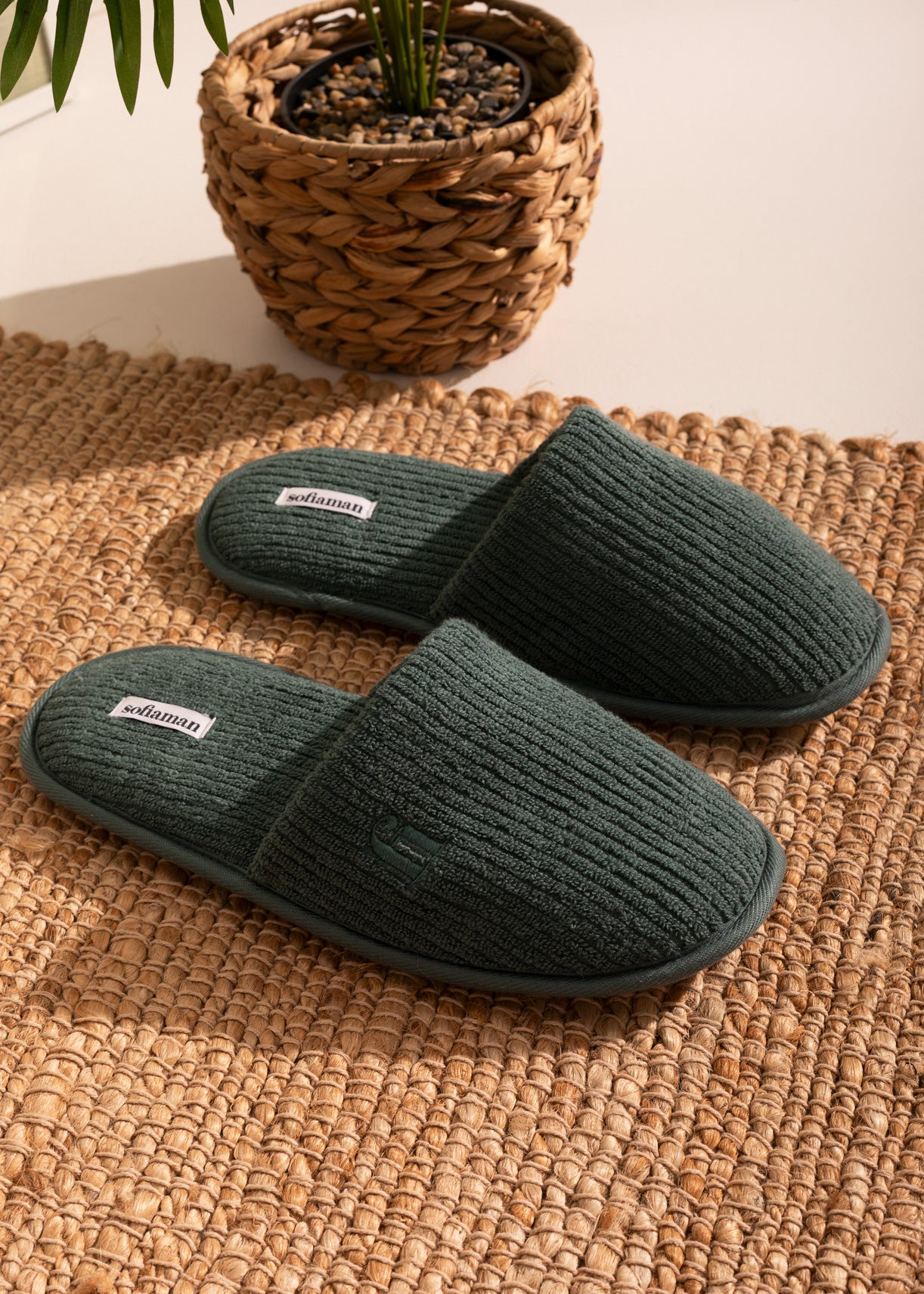 Papuci Bărbați Casă/Baie Bumbac ZENTO