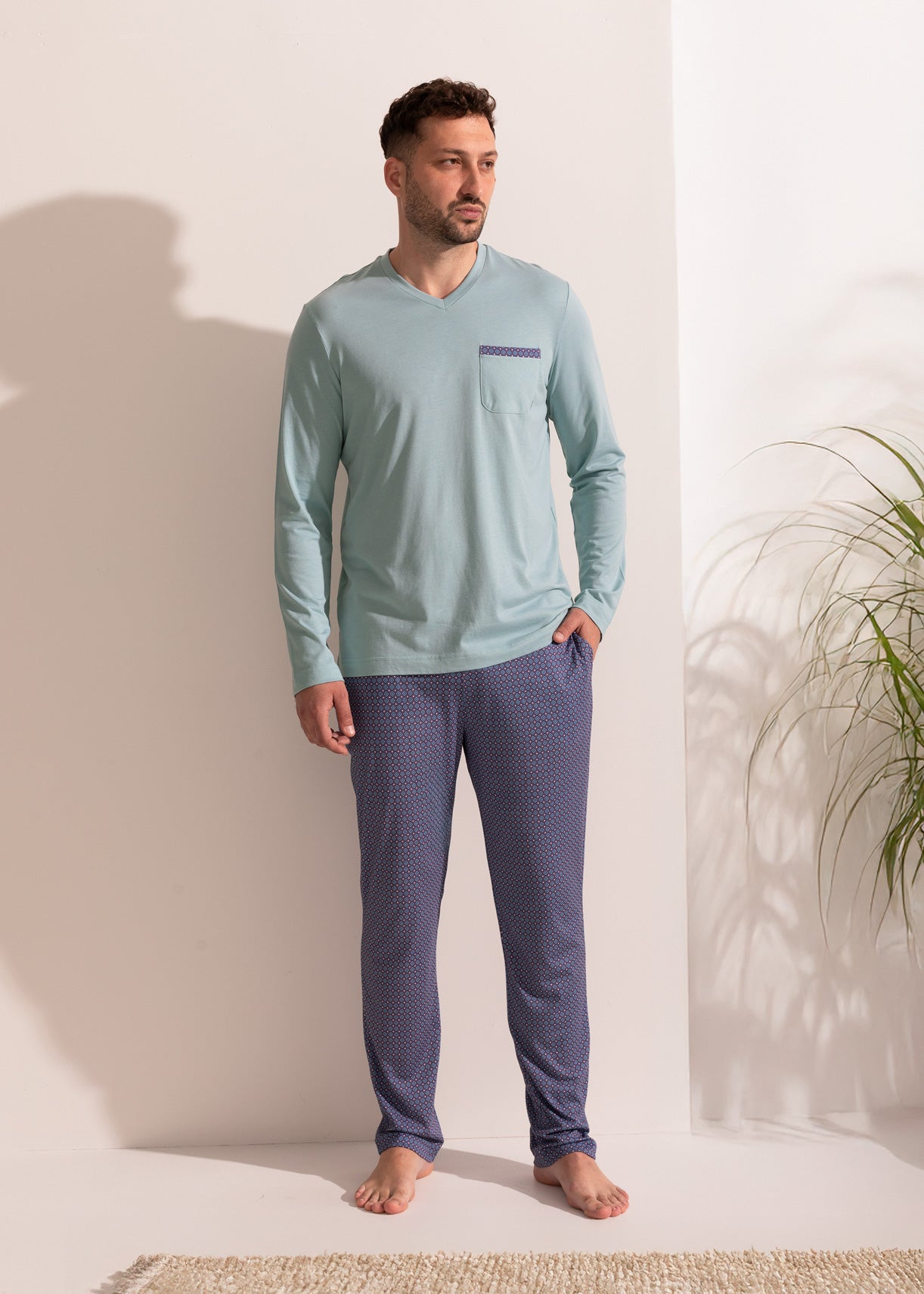 Pijama Bărbați Garet Modal
