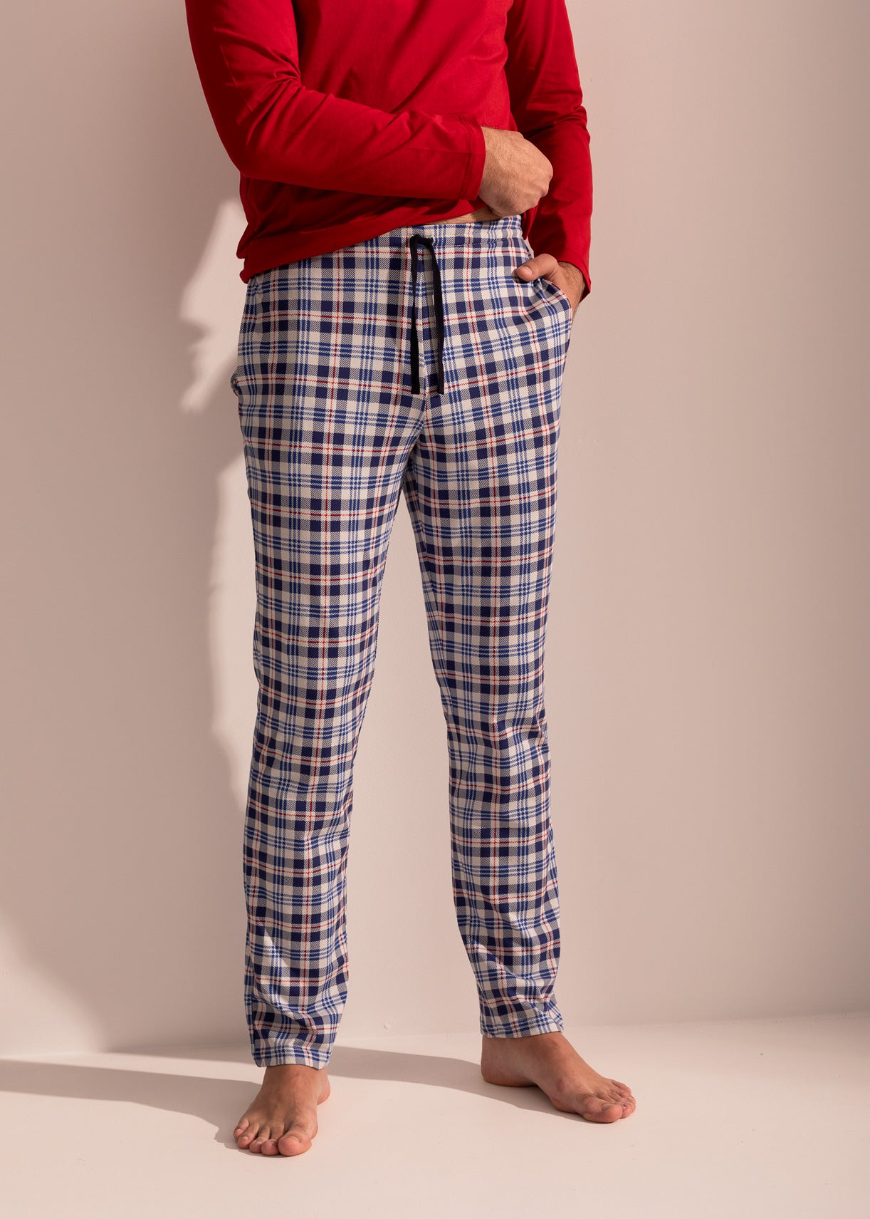 Pijama Bumbac bărbați Tartan SLIM