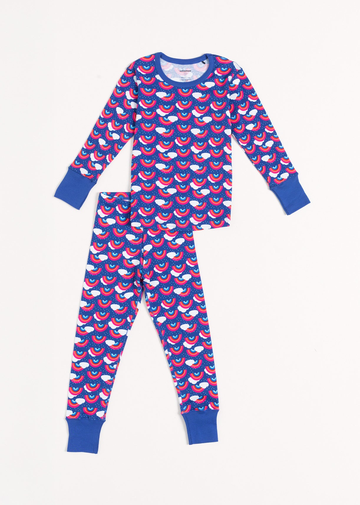 Pijama Copii Rainbow Bumbac