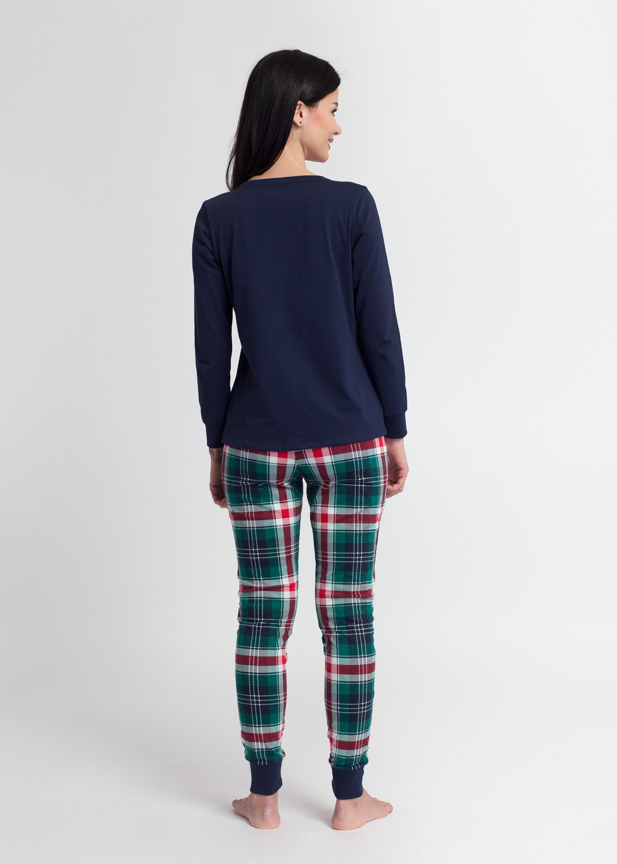 Pijama Damă Tartan Winter bumbac