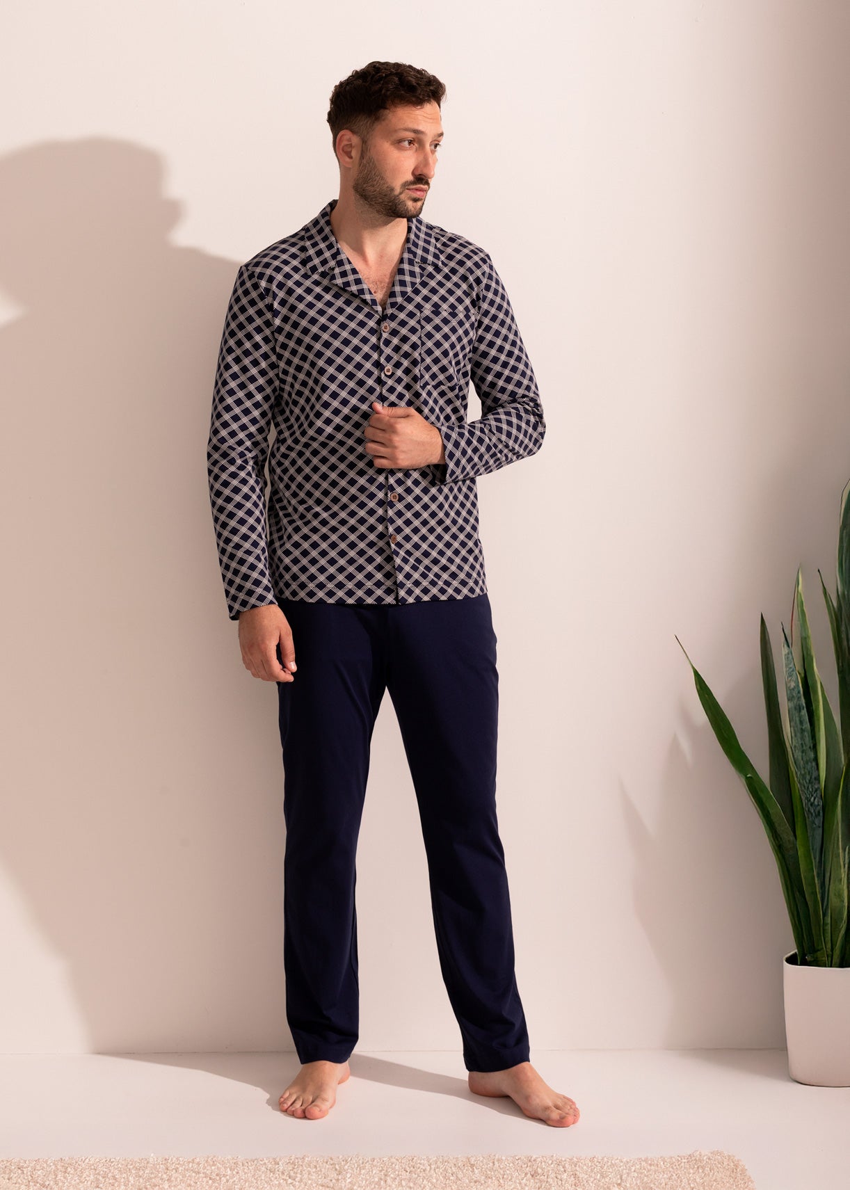 Pijama Bărbați Arlo Bumbac TWIN