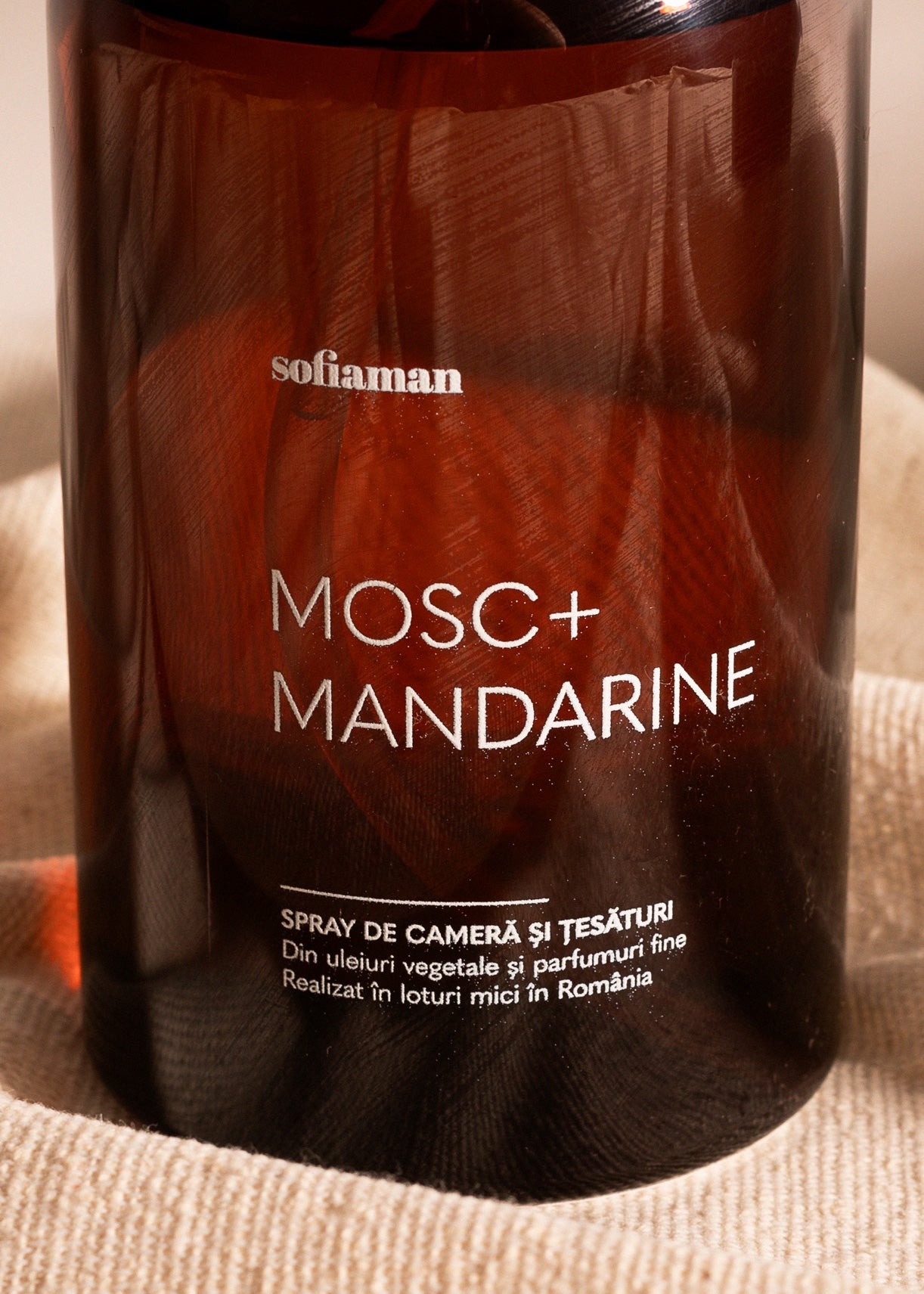 Spray cameră și textile Mosc și Mandarine